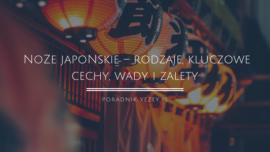 Zestaw japońskich noży yezey