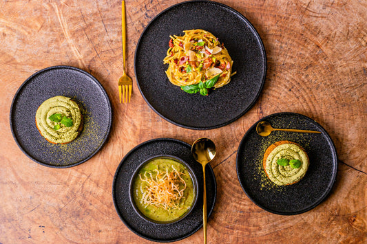 Serwis obiadowy Anun czarny yezey