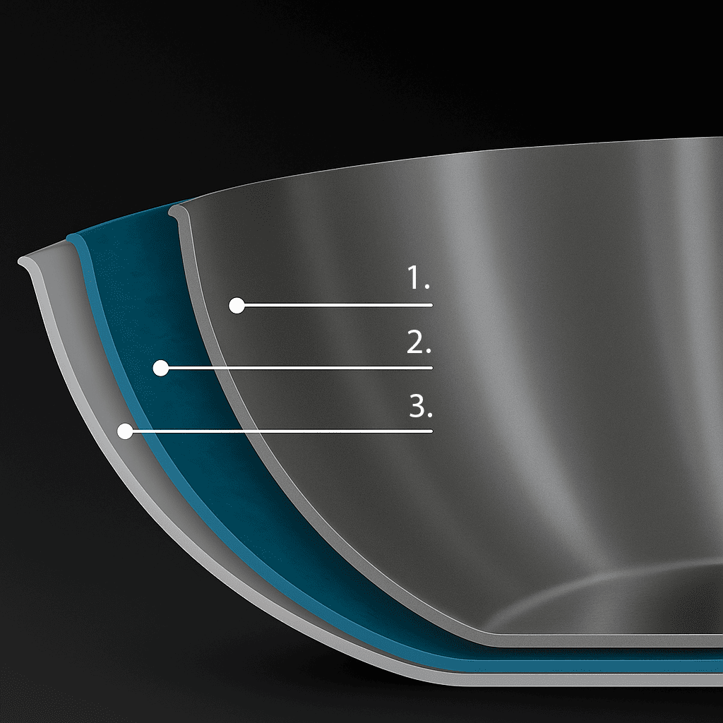 Profesjonalna patelnia indukcyjna stalowa Hikari 28 cm 24 cm 30 cm 24 cm Profesjonalny zestaw patelni na indukcje yezey patelnia stalowa zestaw patelni patelnia z pokrywką patelnia ze stali nierdzewnej na indukcje do zmywarki