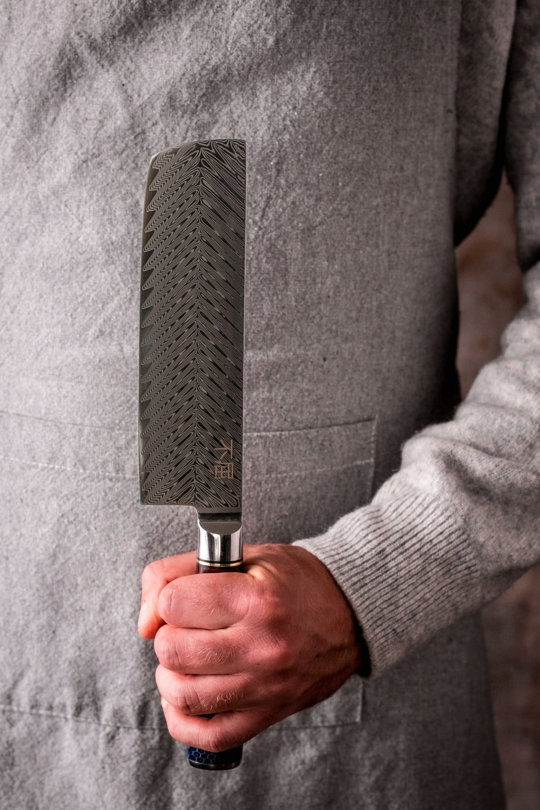 Japońska stal VG-10 Nóż Nakiri Fukutsu yezey