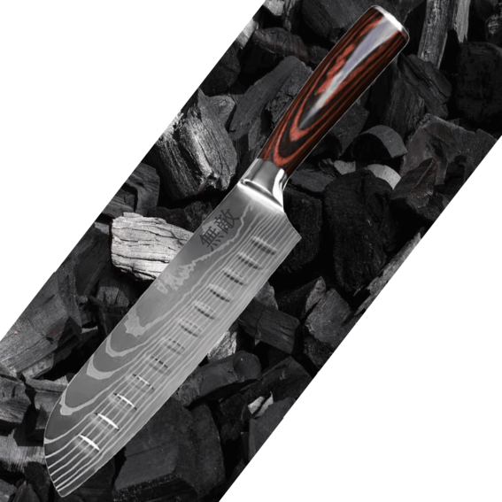 Japoński nóż Santoku Muteki yezey
