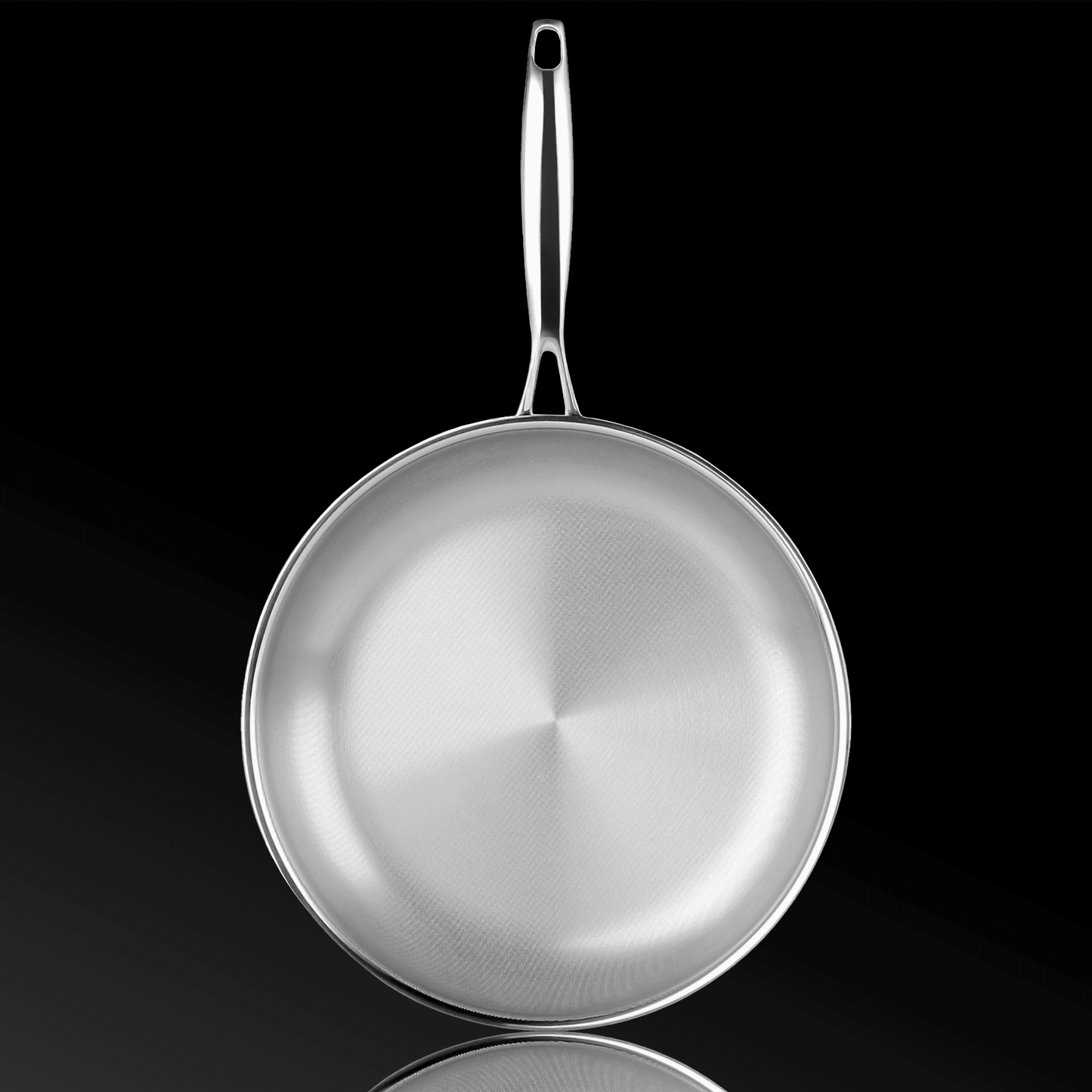 Profesjonalna patelnia indukcyjna stalowa Amitsu 28 cm Profesjonalny zestaw patelni na indukcje yezey patelnia stalowa zestaw patelni patelnia z pokrywką patelnia ze stali nierdzewnej na indukcje do zmywarki